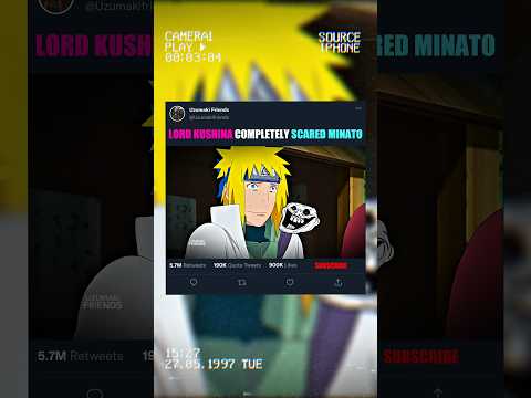 LORD KUSHINA 😂 COMPLETELY SCARED MINATO...😂🔥 #kushina #minato #narutoshippuden #animeshorts