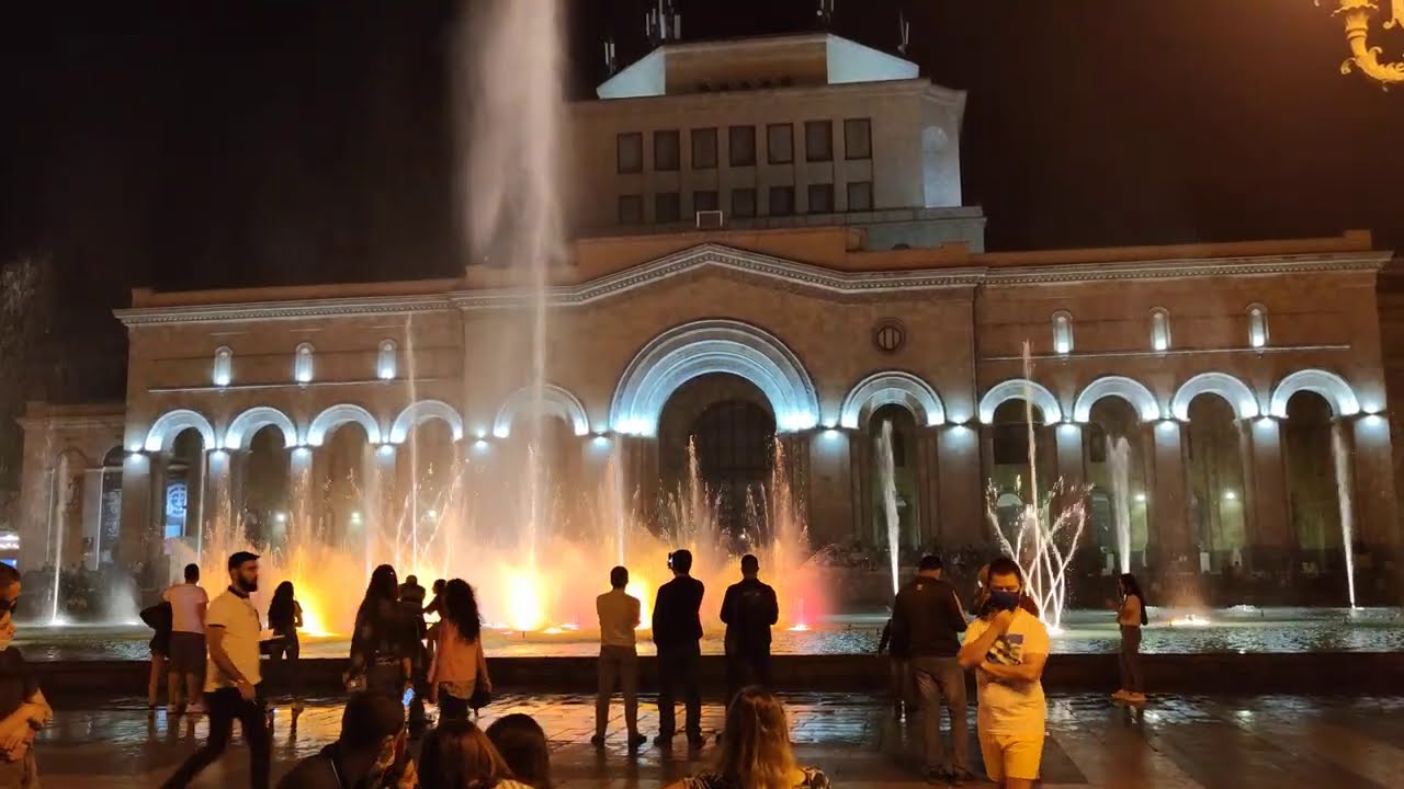 Water Fountains Republic Square - Yerevan, Armenia