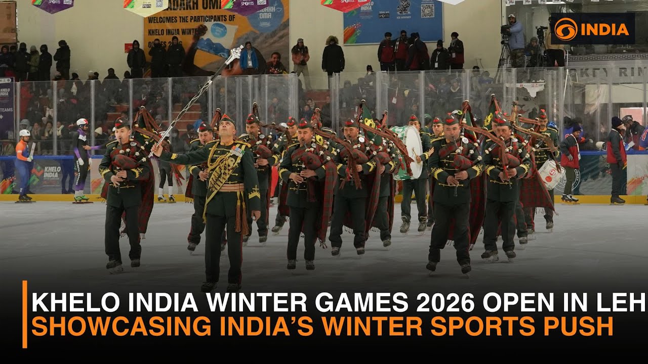 Khelo India Winter Games 2026 Begin in Ladakh Amid Subzero Conditions
