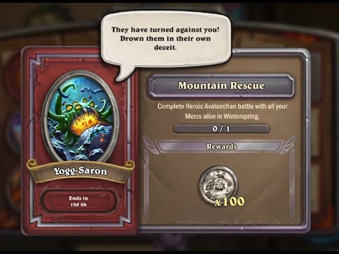 Yogg-Saron Event Task 8: Heroic Avalanchan deathless - Free to Play Guide - Hearthstone Mercenaries