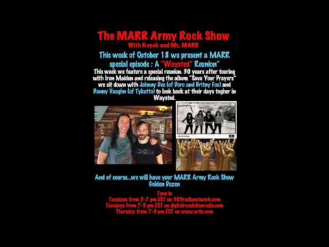 WAYSTED: A 30 Year Reunion with Danny Vaughn and Johnny Dee on The MARR Army Rock Show 10 18 16