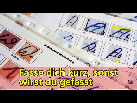 Fasse dich kurz, sonst wirst du gefasst