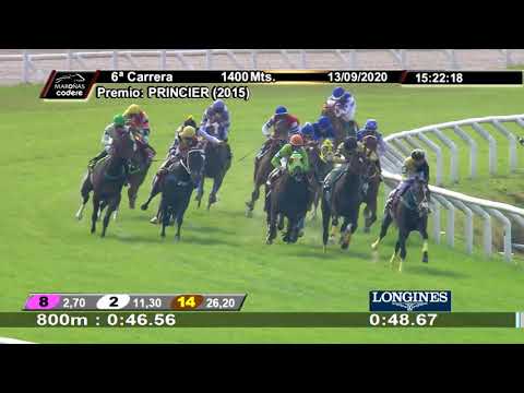 13/09/2020 – Hipodromo Maroñas – Carr 6 - PRINCIER (2015)