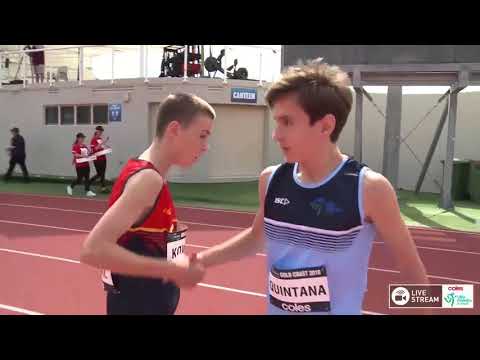 U13 Mens 200m Hurdles - Heat 2 - 2018 Coles Little Athletics Championships