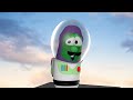Woody Pranks Buzz VeggieTales Edition