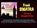 The Very Thought Of You Frank Sinatra   Lyrics