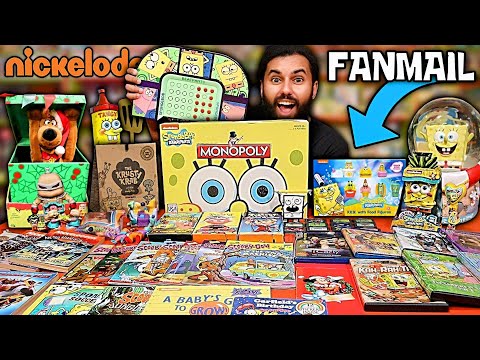 UNBOXING AN ENTIRE VINTAGE NICKELODEON COLLECTION!! *NOSTALGIA CARE PACKAGE*