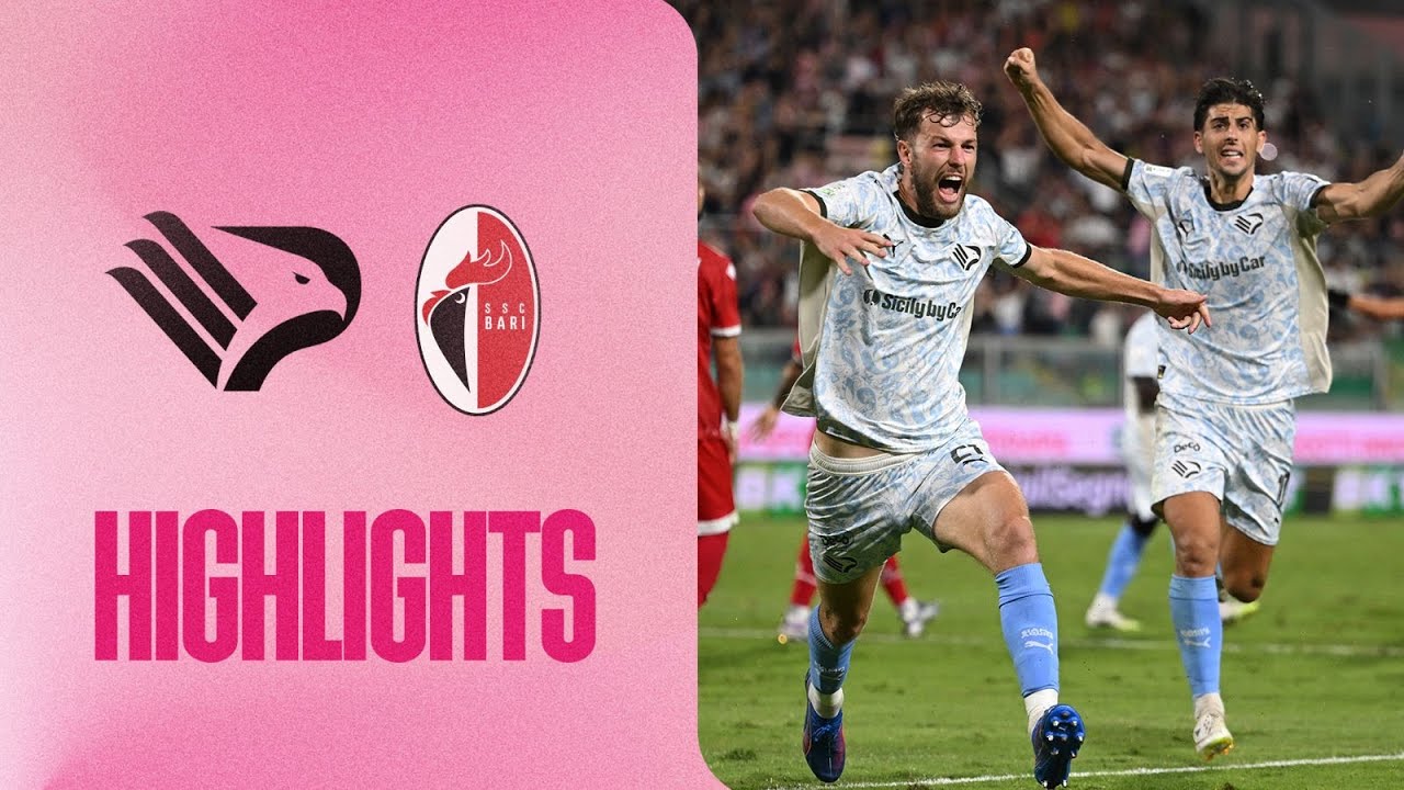 Palermo-Bari 2-0: rivedi gli highlights della vittoria a firma francese