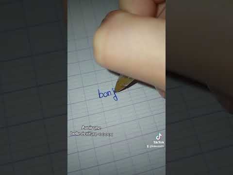 Avoir une belle écriture ❤️ #creativity #écrire #écriture