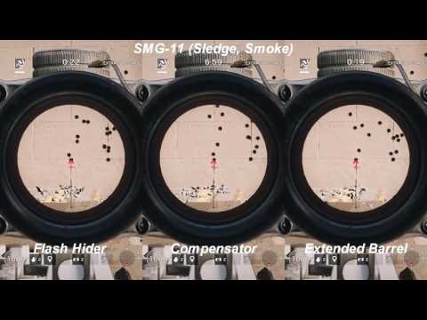 Rainbow 6 Siege barrels and grips behavior at full auto