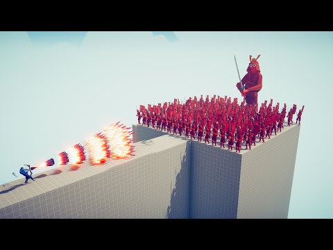100x SHOGUN & SAMURAI GIANT vs EVERY GOD - Totally Accurate Battle Simulator TABS