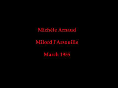 Michèle Arnaud - Milord l'Arsouille - March 1955 (Live)