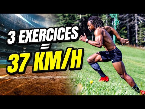 3 EXERCISES to run faster (outdoor exercise without weight training)