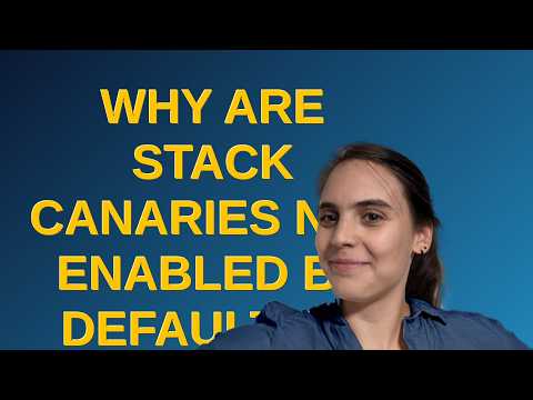 Security: Why are stack canaries not enabled by default on GCC?