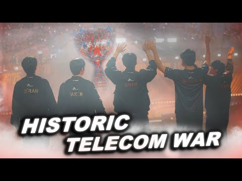 TELECOM WAR WORLD FINALS! T1 vs KT Reaction Worlds 2025