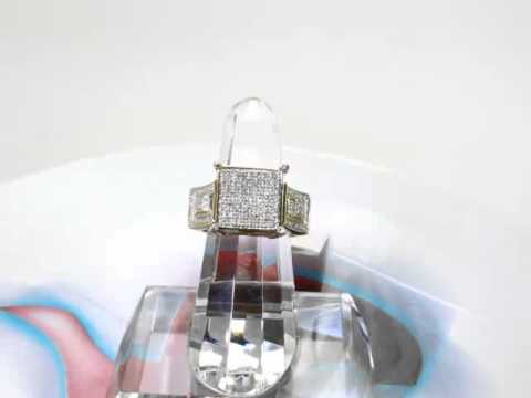 Ladies Women Diamond .925 Silver Round Cut G Color Wedding Ring 0.35ct