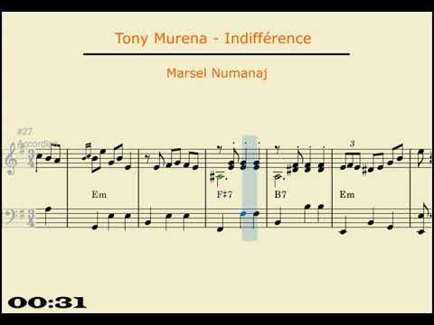 Indifférence (Tony Murena) - Accordion Sheet music