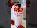 Agua Fresca de Fresa 🍓 #shorts