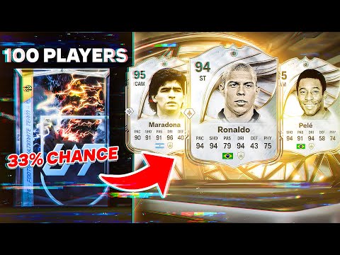 I Opened 20 x Glitched 100 Player Packs in FC 26!!!