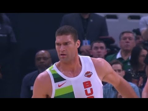 Brook Lopez Highlights vs Knicks RS19G34 - 17 Pts, 1 Blk (27.12.18)