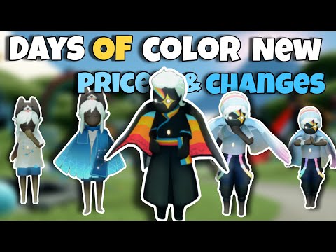 Days Of Color New Prices And Changes | Sky Cotl | #skycotl