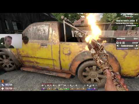 7 days to die (solo) Alpha 21, Heute mal eine Base bau folge mit Twitch integration