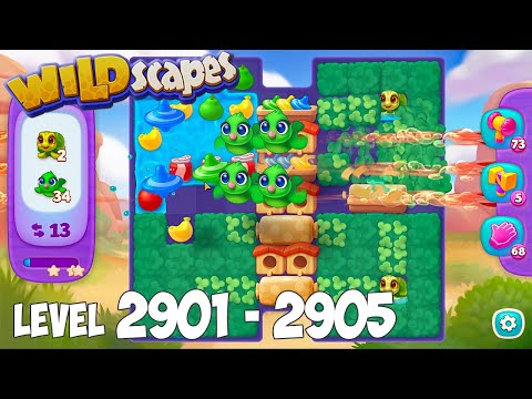 Wildscapes level 2901 2902 2903 2904 2905 🐼 Gameplay Walkthrough (Android, iOS) Playrix