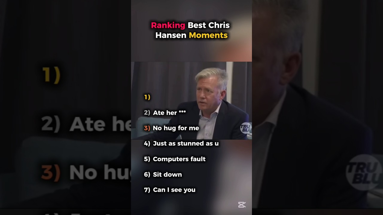 Ranking Best Chris Hansen Moments #funny #ranking #memes #shorts #tiktok #reels #video #predator #tv