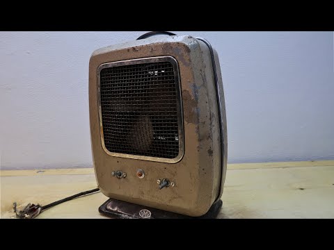 1945 Vintage Fan Heater Restoration