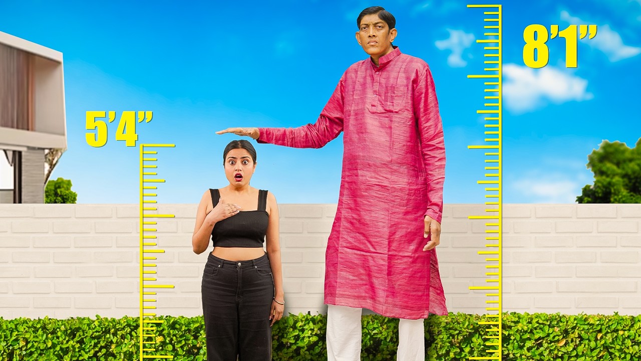 I Spent 24 Hours with The Tallest Man !