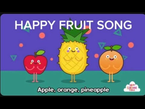 Happy Fruit Song #englishkidssong #english