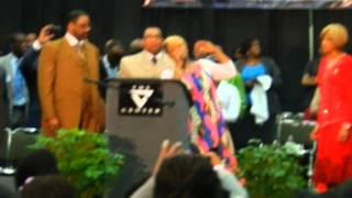 Kierra Sheard and Dorinda Clark Cole @  COGIC AIM 2013 REVIVAL FIRE