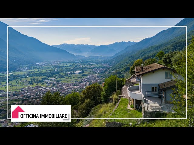 VICINANZE  MORBEGNO, CASA INDIPENDENTE CON VISTA PANORAMICA