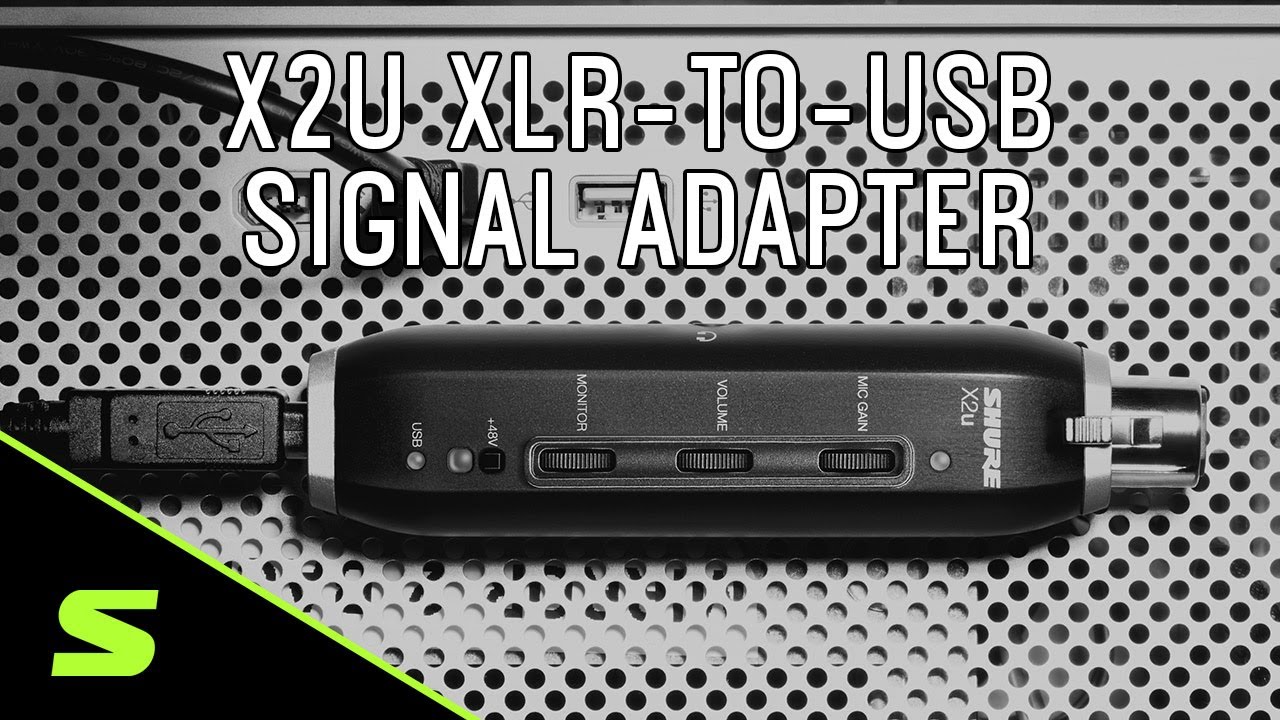 X2u - XLR to USB Adapter