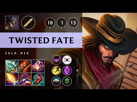 Twisted Fate Mid vs Zed: Unstoppable - KR Master Patch 14.20