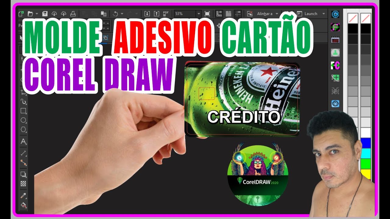 GABARITO PARA ADESIVOS DE CARTÕES DE CRÉDITO OU DÉBITO