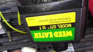 Weedeater GTI 15T "Fuel Line Fix"