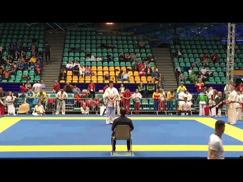 Mateusz Golomb POLAND vs Cristian Boldut ROMANIA - Kata - European Shinkyokushin Championships 2018
