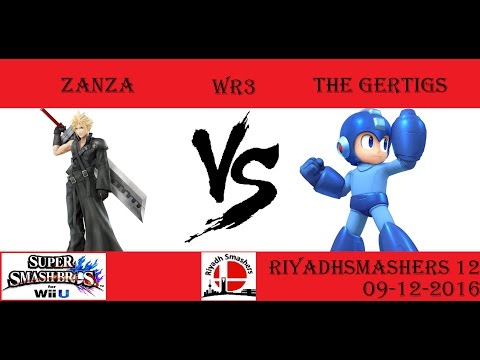 RS12 - TheGertigs (Megaman/Greninja) VS ZanZa (Cloud/Link) - Winners Round 3