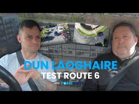 Dun Laoghaire Driving Test Route 6-NEW 2025