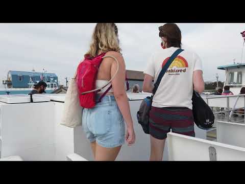 ⁴ᴷ⁶⁰ Fire Island Pines Ferry Full Ride from Sayville, NY (August 22, 2020)