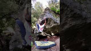 Video thumbnail of El crusaito (extension), 7b. Tagamanent