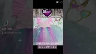 Download lagu vestido niña unicornio 🦄🌈🌈 mp3