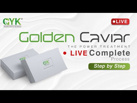 Golden Caviar Treatment by GYK Professional 💛 Live Demo + Full Step-by-Step Guide
