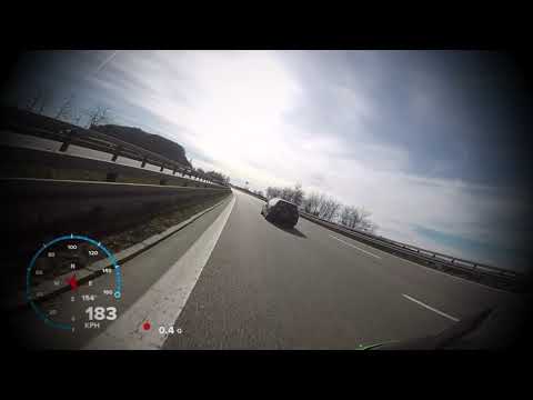 Kawasaki ZX9R German Autobahn