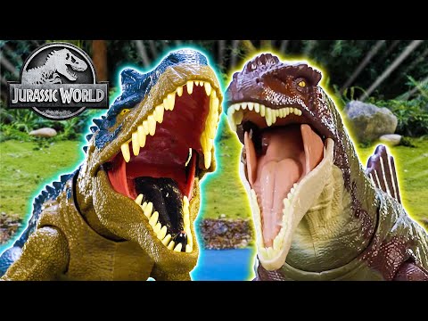 The Allosaurus Rumbles with the T. rex! 💥🦖 | Jurassic World | Epic Evolution | Mattel Action!