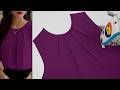 How To Sew A Perfect Pleated Neckline For An Elegant Blouse Sewing Tips Tricks