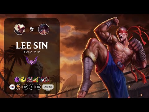 Lee Sin Mid vs Akali - KR Master Patch 13.15