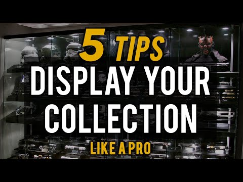 5 TIPS to Display your Collection LIKE A PRO --- Props, Statues, Star Wars & more