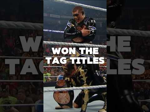 When Stardust and Goldust won the tag team titles #wwe #wrestling #shorts